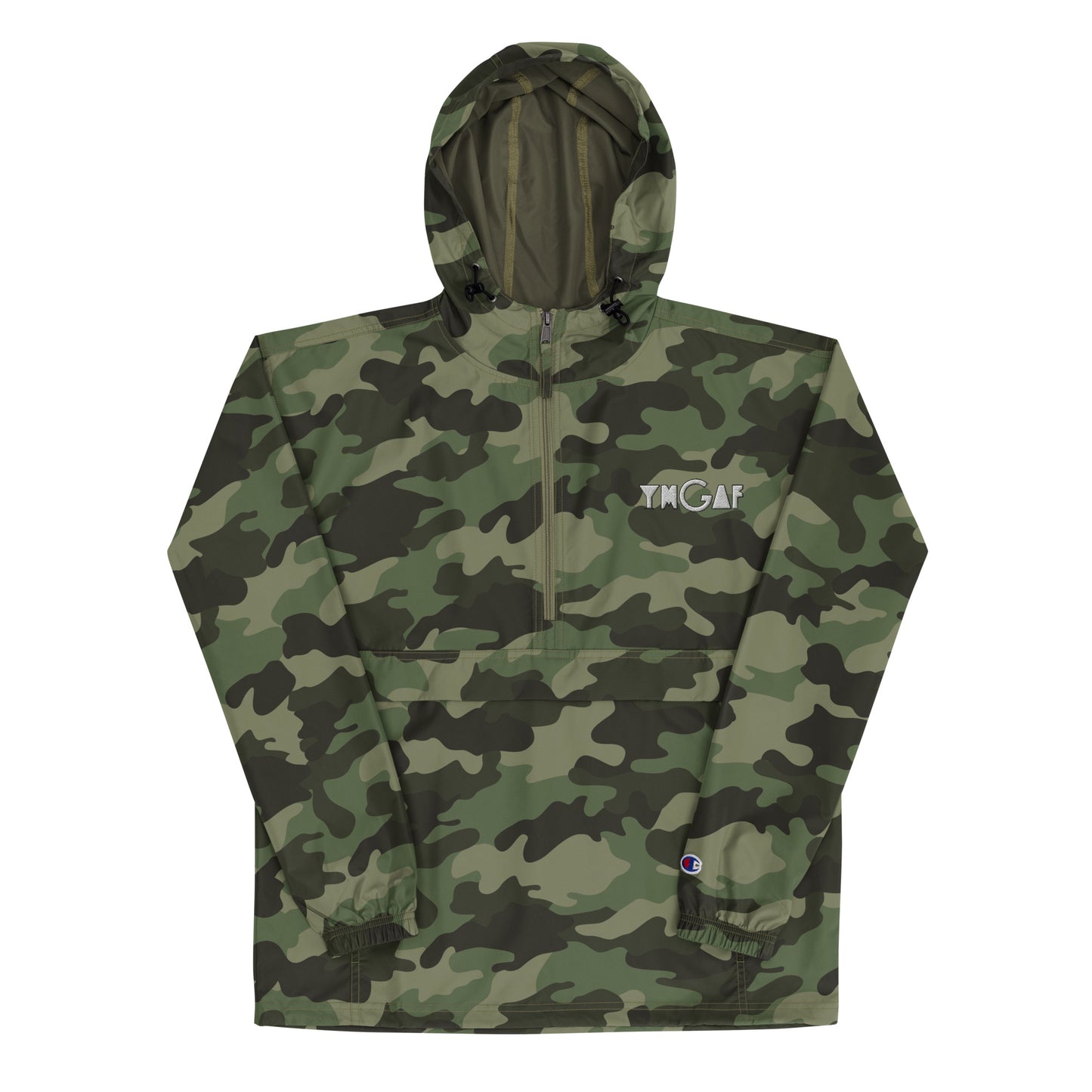 YMGAF x CHAMPION Embroidered Packable Jacket